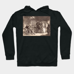 Bonny Prince Charlie Meeting Flora MacDonald 1746 Hoodie